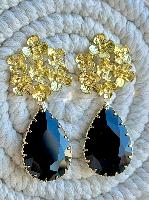 Brincos Hellebora Preto