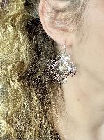 Brincos Silver Bloom